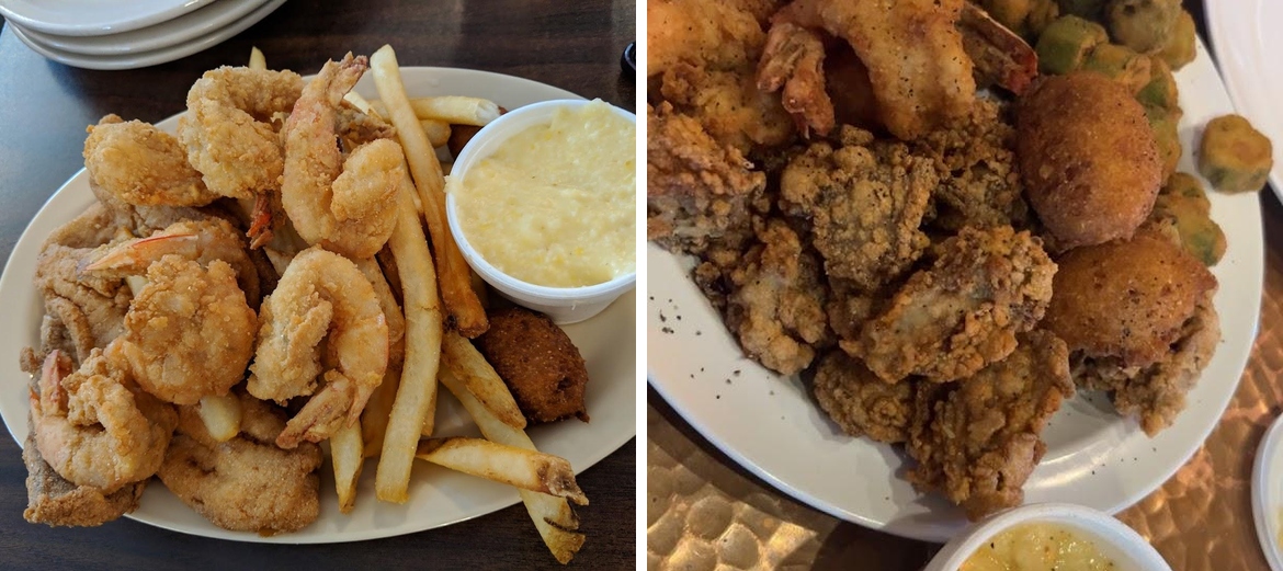 Rock Bottom Seafood & Grill Menu